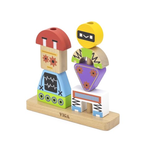 Viga Viga 44652 Klocki do ukladania - Roboty
