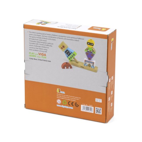 Viga Viga 44652 Klocki do ukladania - Roboty