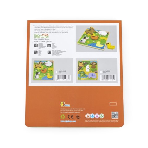 Viga Viga 44662 Drewniane puzzle - Farma