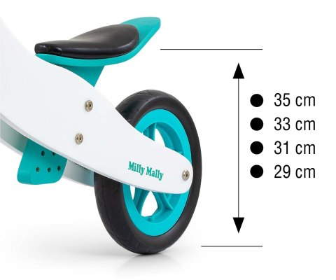 Milly Mally Milly Mally Pojazd 2w1 Cool Classic Mint