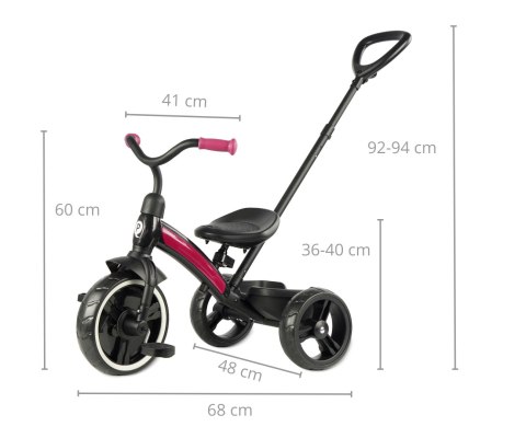Qplay Qplay Rowerek Trójkołowy Elite Plus Rose