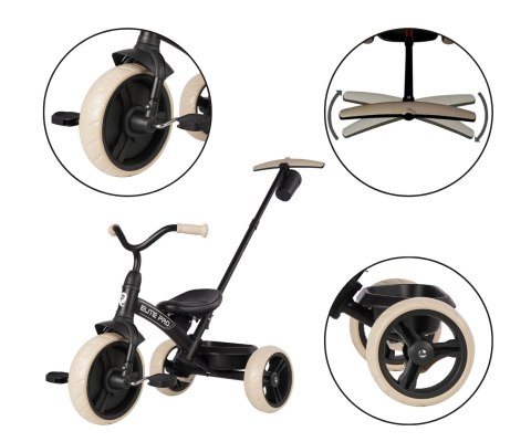 Qplay Qplay Rowerek Trójkołowy Elite Pro Black