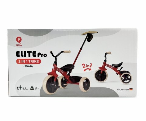 Qplay Qplay Rowerek Trójkołowy Elite Pro Black