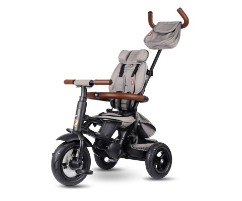 Qplay Qplay Rowerek Trójkołowy Rito Deluxe Rubber Grey