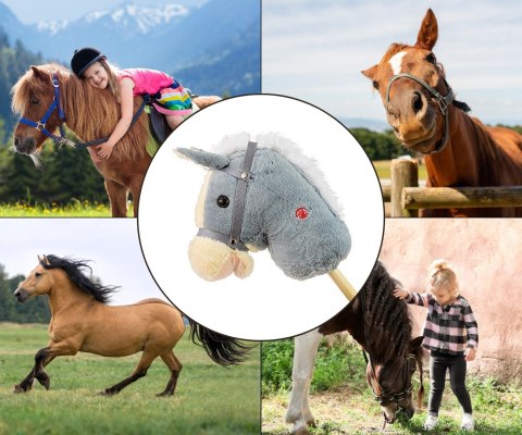 Milly Mally Milly Mally Hobby Koń na Kiju Grey