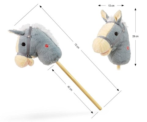 Milly Mally Milly Mally Hobby Koń na Kiju Grey
