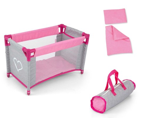Milly Mally Milly Mally Łóżeczko dla lalek Lisa Prestige Pink