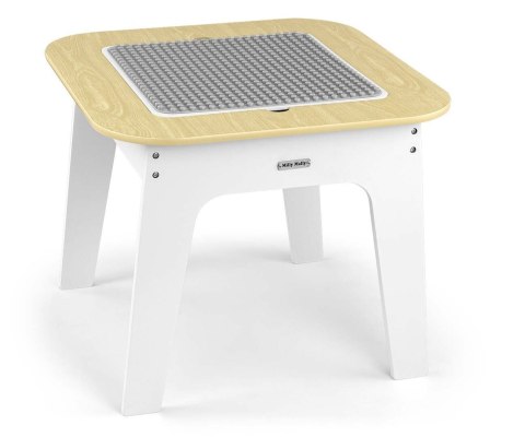 Milly Mally Milly Mally Zestaw mebli Olaf Blocks - Stolik i dwa krzesełka White