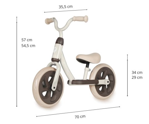Qplay Qplay Rowerek Biegowy Trainer Beige