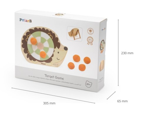 Viga Viga 44242 PolarB Gra zręcznościowa rzut kulkami- Jeżyk