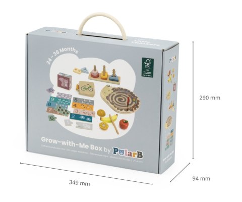 Viga Viga 44265FSC PolarB Zestaw Grow with Me - Mali myśliciele