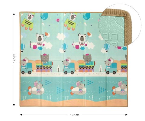 Milly Mally Milly Mally Mata piankowa składana Play Circus and Travel T1