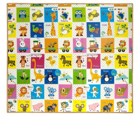 Milly Mally Milly Mally Mata piankowa składana Play Colourful Animals T1