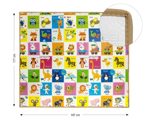Milly Mally Milly Mally Mata piankowa składana Play Colourful Animals T1