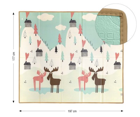 Milly Mally Milly Mally Mata piankowa składana Play Pastel Deer T1