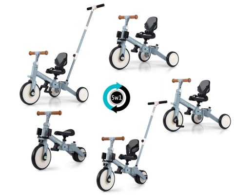 Milly Mally Milly Mally Rowerek 5w1 Optimus Max Denim