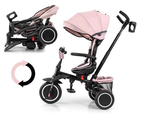 Milly Mally Milly Mally Rowerek Trójkołowy Stanley Rubber New Pink