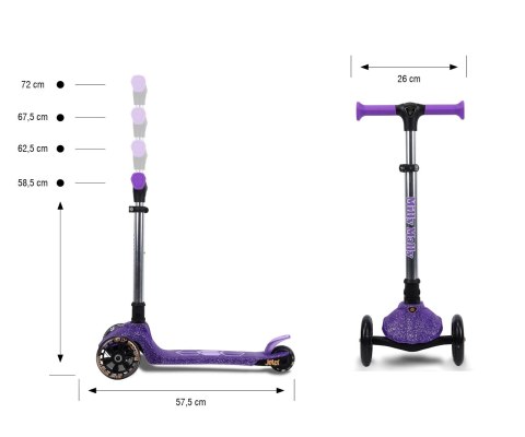 Milly Mally Milly Mally Scooter Jelly Violet