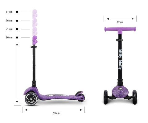 Milly Mally Milly Mally Scooter Sparky Violet