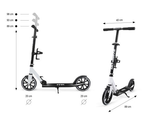 Milly Mally Milly Mally Scooter Ultimate White