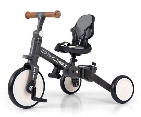 Milly Mally Milly Mally Rowerek 5w1 Optimus Max Dark Grey