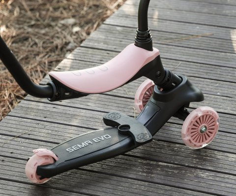 Qplay Qplay Hulajnoga Sema Evo 3w1 Coral Pink