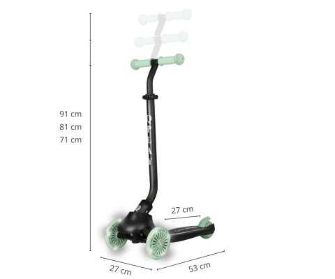 Qplay Qplay Hulajnoga Sema Evo 3w1 Green