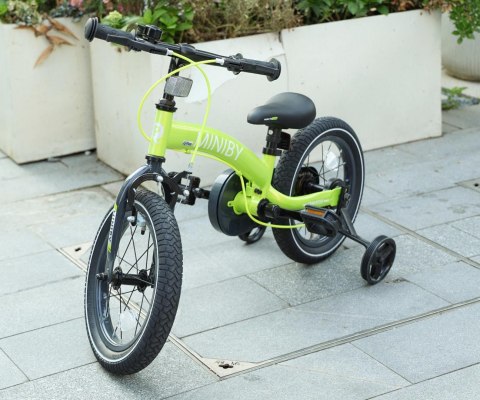 Qplay Qplay Rowerek Dziecięcy - Rowerek Biegowy Miniby 14 cali Green