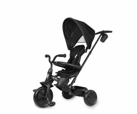 Qplay Qplay Rowerek Trójkołowy Elite Platinum Black