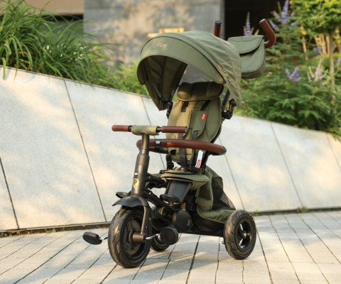 Qplay Qplay Rowerek Trójkołowy Rito Deluxe Rubber Olive