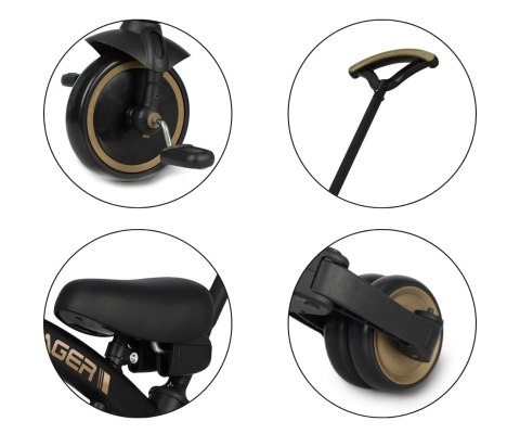 Qplay Qplay Rowerek Trójkołowy Stager 3w1 Platinum