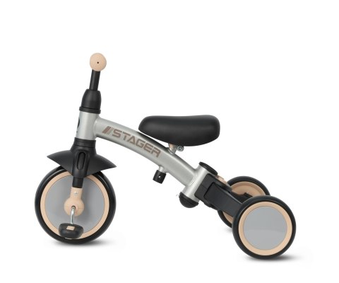 Qplay Qplay Rowerek Trójkołowy Stager 3w1 Silver