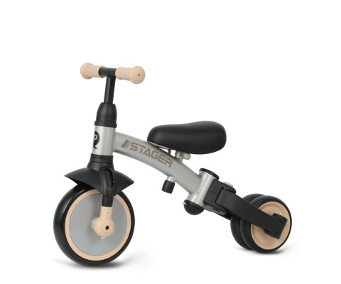 Qplay Qplay Rowerek Trójkołowy Stager 3w1 Silver