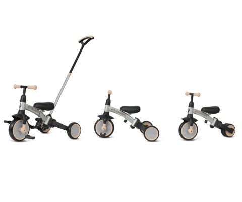 Qplay Qplay Rowerek Trójkołowy Stager 3w1 Silver
