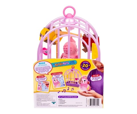 Mix Moose Little Live Pets 26692 Mówiący Ptaszek z Klatką