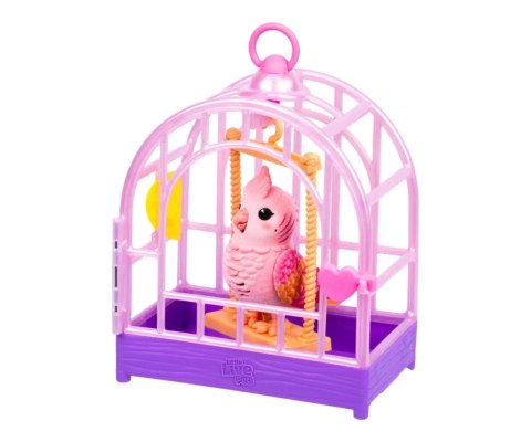 Mix Moose Little Live Pets 26692 Mówiący Ptaszek z Klatką