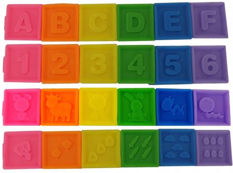 Miękkie gumowe klocki sensoryczne piszczałki 9911