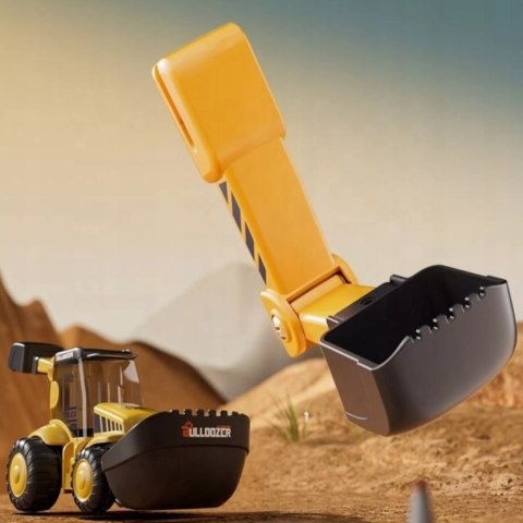 Edukacyjna koparka 4w1 dla dzieci lupa kompas łopatka do piasku 3+ TT9169