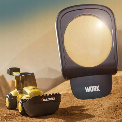 Edukacyjna koparka 4w1 dla dzieci lupa kompas łopatka do piasku 3+ TT9169