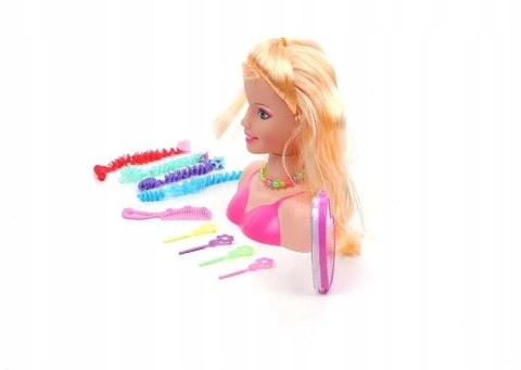 Głowa popiersie lalki do czesania i kreatywnych fryzur 358