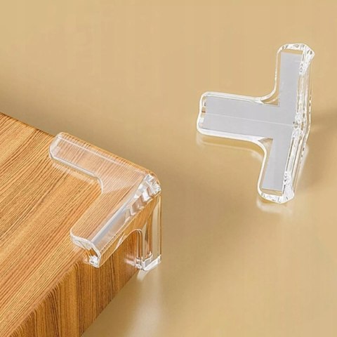 Narożniki ochronne na meble bezpieczne przezroczyste zabezpieczenia 10 szt