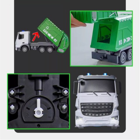 Śmieciarka zdalnie sterowana akumulator ładowarka 9933-18