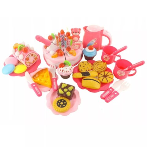 Tort urodzinowy do krojenia na rzepy 80 elementów WD-T58R