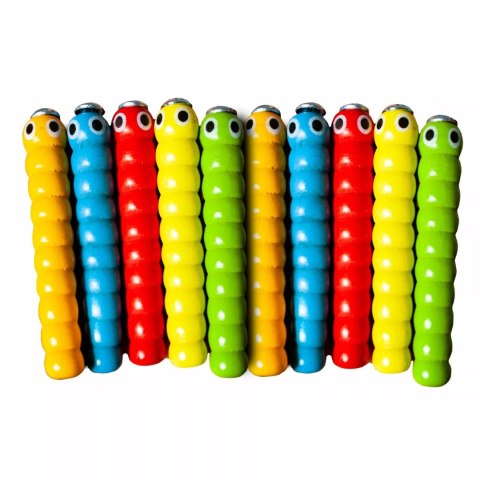 Gra Truskawka na Magnes - Łap Robaczki Drewniana