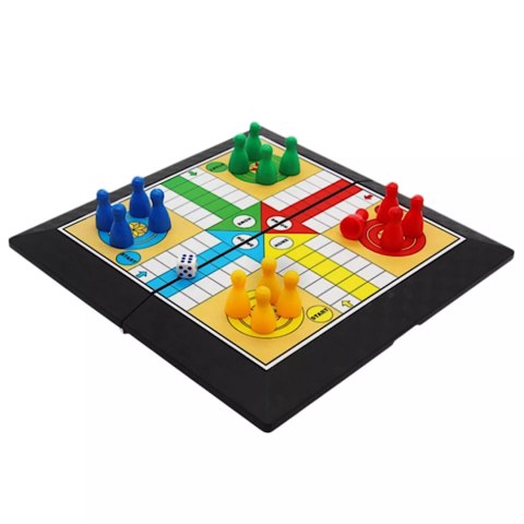 Gra planszowa Chińczyk klasyczna składana plansza pionki kostka 2313