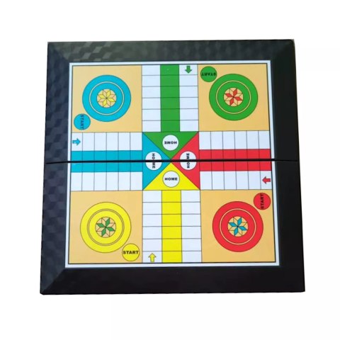 Gra planszowa Chińczyk klasyczna składana plansza pionki kostka 2313