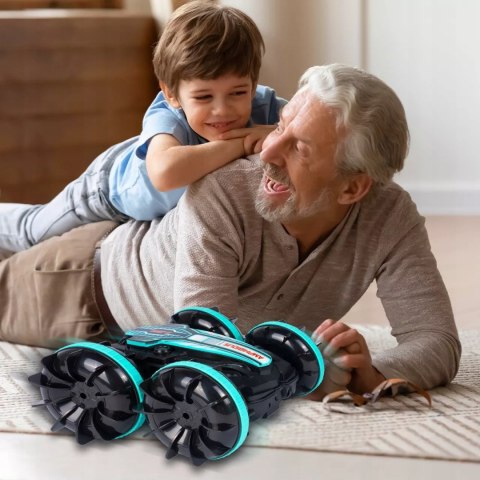 Samochód terenowy RC z opaską gestów - auto, wodoodporny, LED