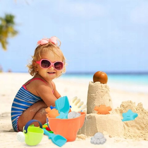 Duży zestaw do piasku słonik foremki konewka 273P