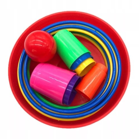 Gra zręcznościowa rzucanie pierścieniami do celu obręcze ringo 6699-53A