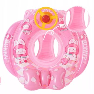 Kółko koło ponton dla dzieci do pływania króliki kierownica 310R